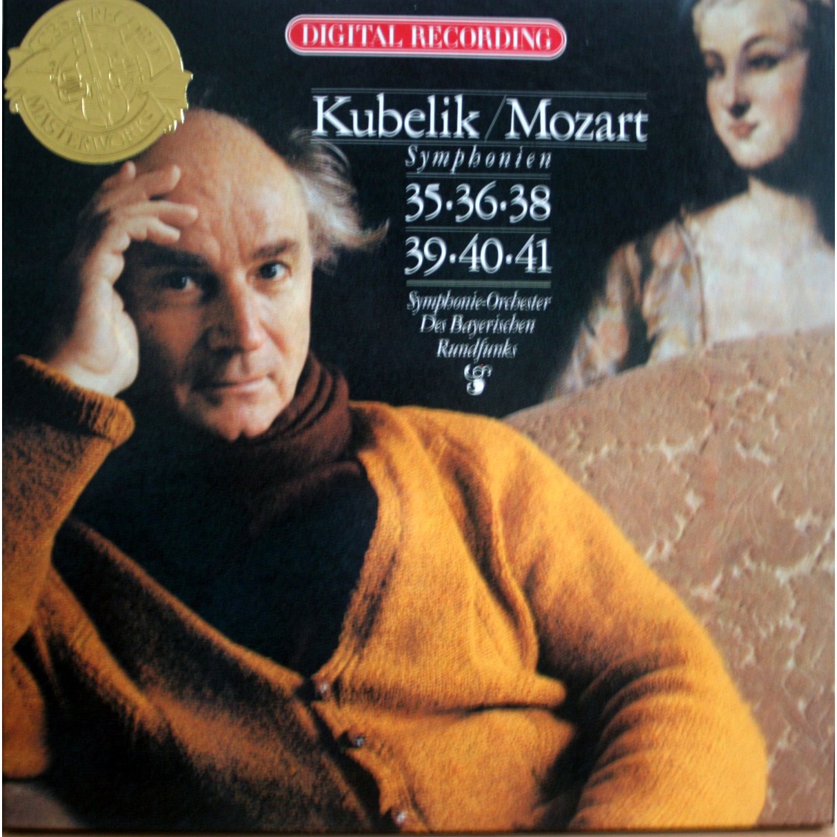 Kubelik / Bavarian Radio Symphony Orchestra - MOZART: Symphony No.35, 36, 38, 39, 40, 41 - CBS D3 36930