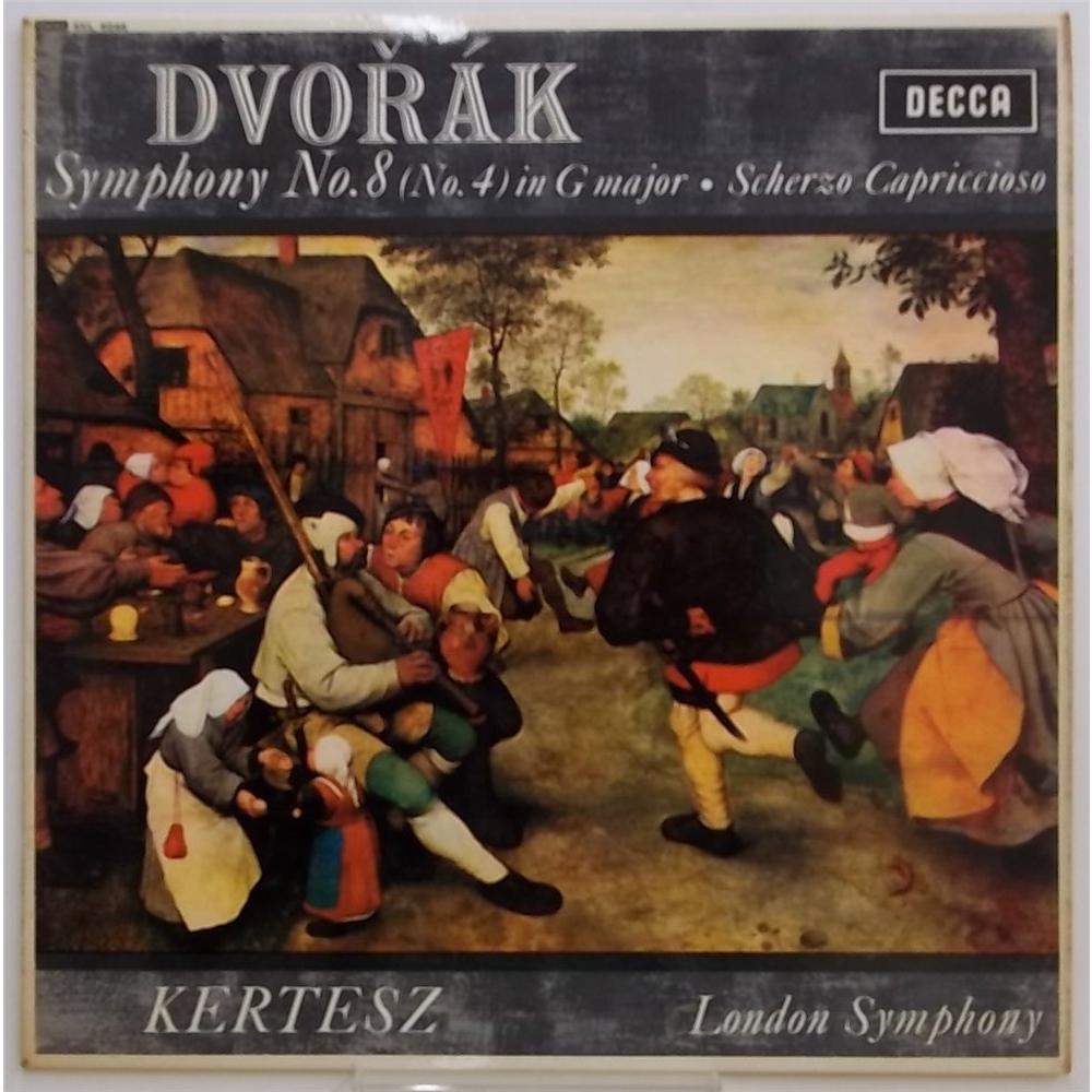 KERTESZ / London Symphony - DVORAK: Symphony No.8, Scherzo Capriccioso - DECCA SXL 6044