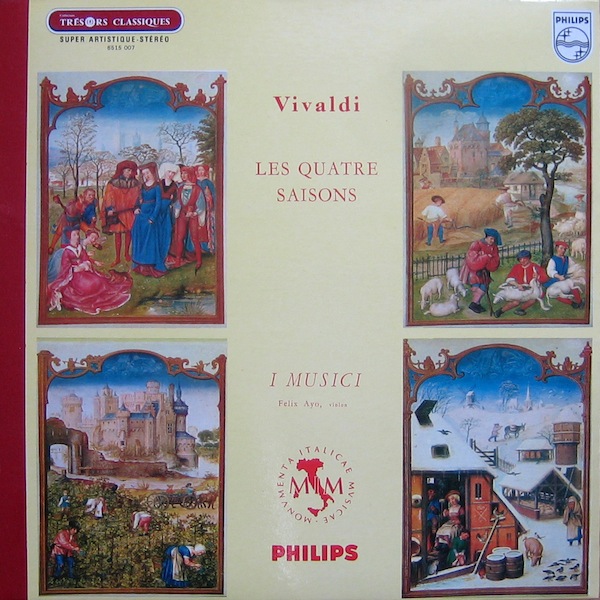 I Musici, Félix Ayo - Vivaldi: Les Quatre Saisons - PHILIPS 6515 007